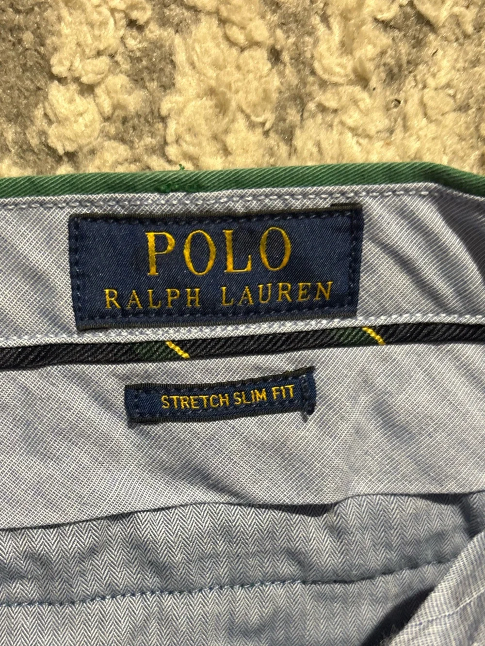 Polo Ralph Lauren green stretch slim fit shorts size 42